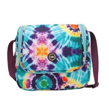 Purple Sun Rays Tie Dye Senior Lunch bag bag1
