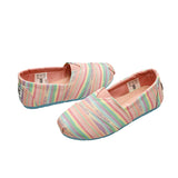 Pink Stripes Slip-On Kids Espadrilles