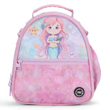 Mermaid Purple Hair Lunch Backpack