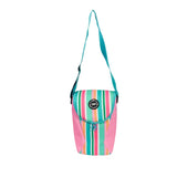 Pink Stripes 12 Cans Cooler Bag
