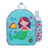 Mermaid Purple Hair Nursery Lunch Backpack