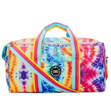 Lilac Dreams Tie Dye Weekender Duffel Bag