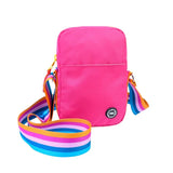 Fuchia/Yellow Crossbody Bag