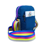 Navy/Purple Crossbody Bag