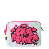 Girl Power Graffiti Tie Dye 15" Laptop Sleeve