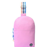 Light Pink Sling Front Pocket Crossbody Bag