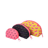 Sunglasses & Melons Round Make Up Sets Makeup Bag