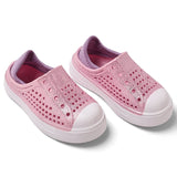 Pink Glitter Elastic Yoyo Slip-On Kids Sneakers