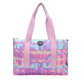 Pastel Colors and Cactus Double Face Tote Bag