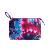 Purple Tie Dye Large Pouch