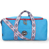 Cyan Blue Weekender Duffel Bag