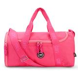 Hot Pink Large Duffel Bag - One Side Pocket