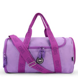 Dark Purple One Side Pocket Large Duffel Bag