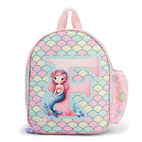 Pink Mermaid Nursery Lunch Backpack F