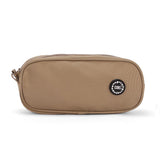 Khaki Double Zipper Pincel case