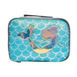 Sequin Mermaid Blue Lunch Bag