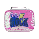 Sequin Baby Pink Lunch Bag
