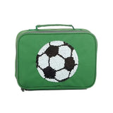 Sequin Football Boys Lunch Bag
