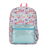 Sparkling Unicorn Baby Blue Backpack