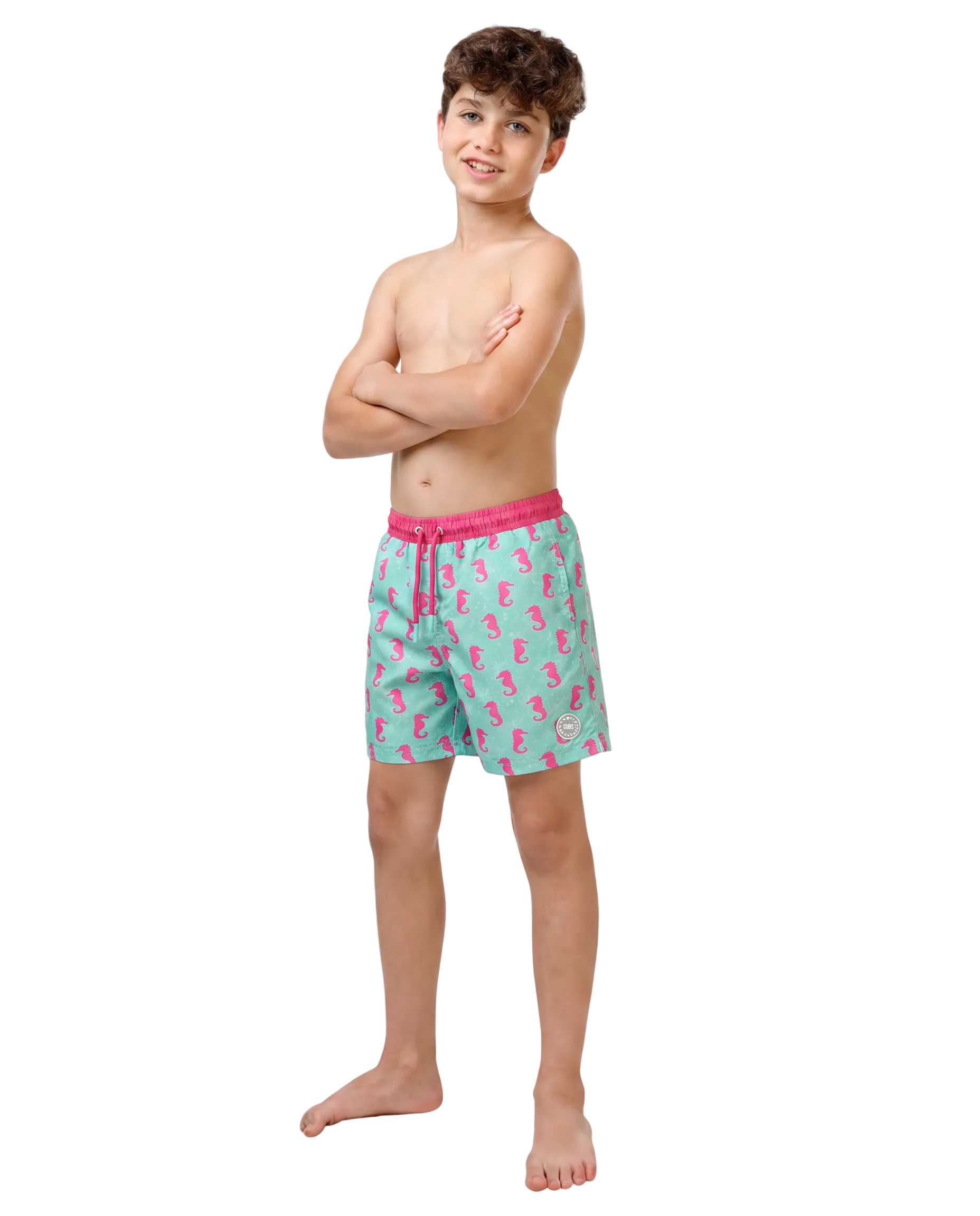 CUBS Boys Swim Trunk Sea Horse