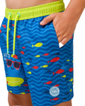 CUBS Boys Swim Trunk Let's Go Octo