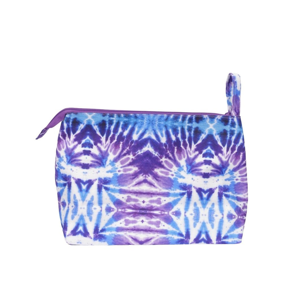 Purple tie dye 1 Large Pouch