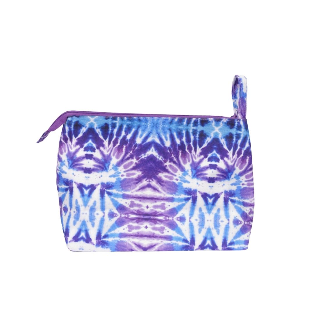 Purple tie dye 1 Large Pouch