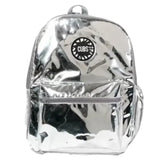 Holografic Silver High School Backpack