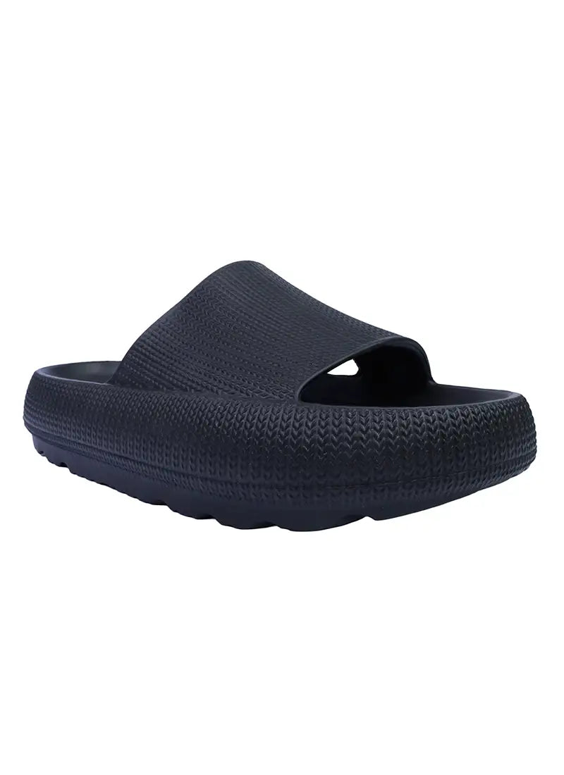 Black Eva Virgo Unisex Slide