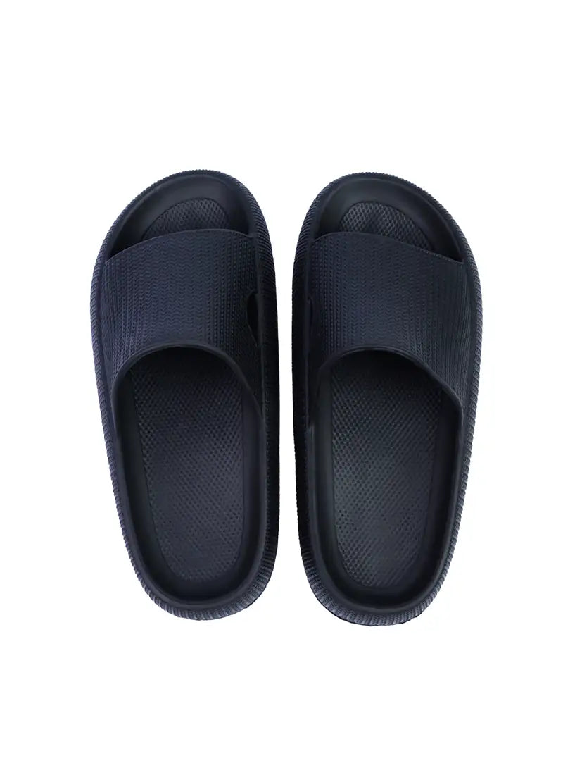 Black Eva Virgo Unisex Slide