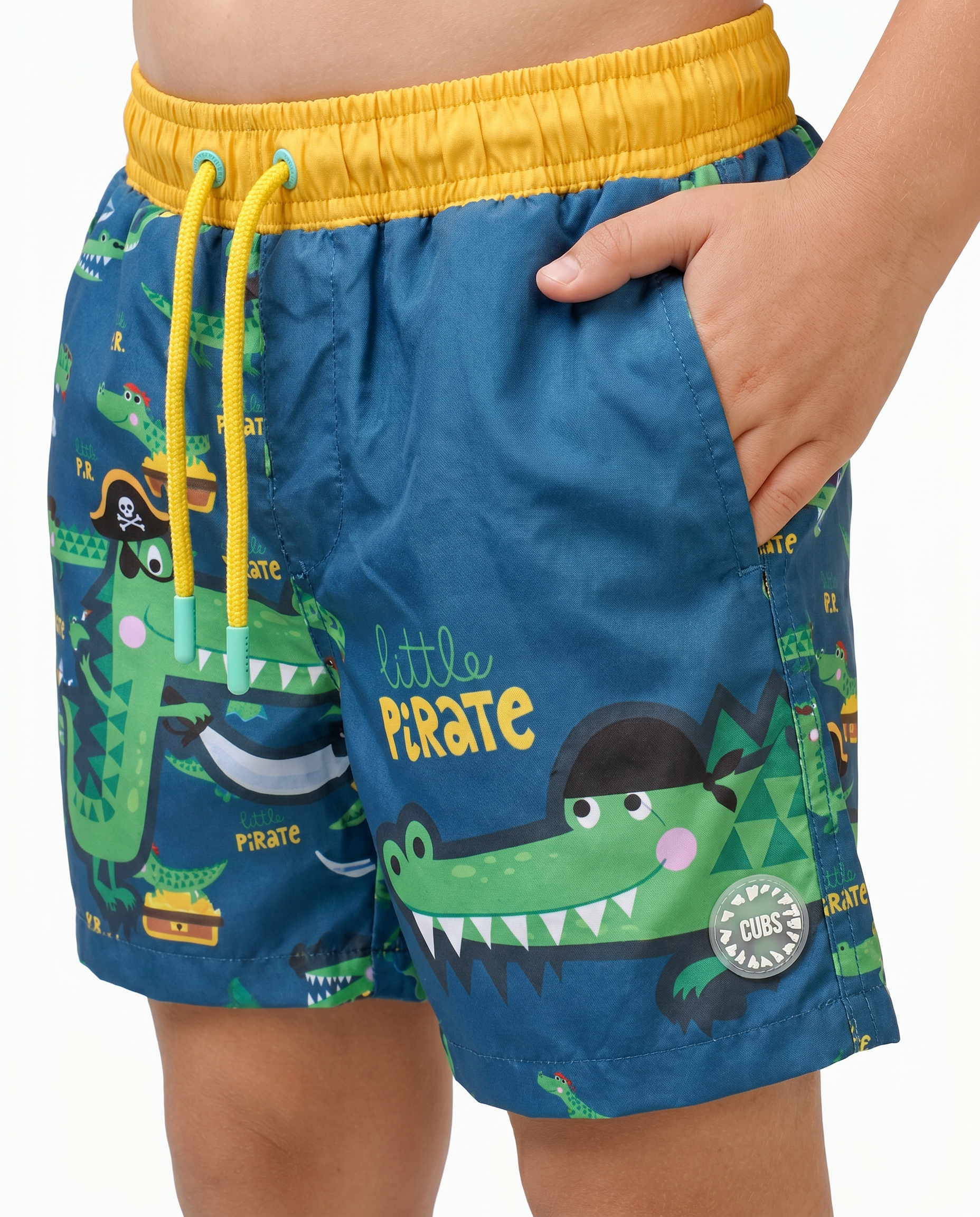 CUBS Boys Swim Trunk Little Pirate Croc