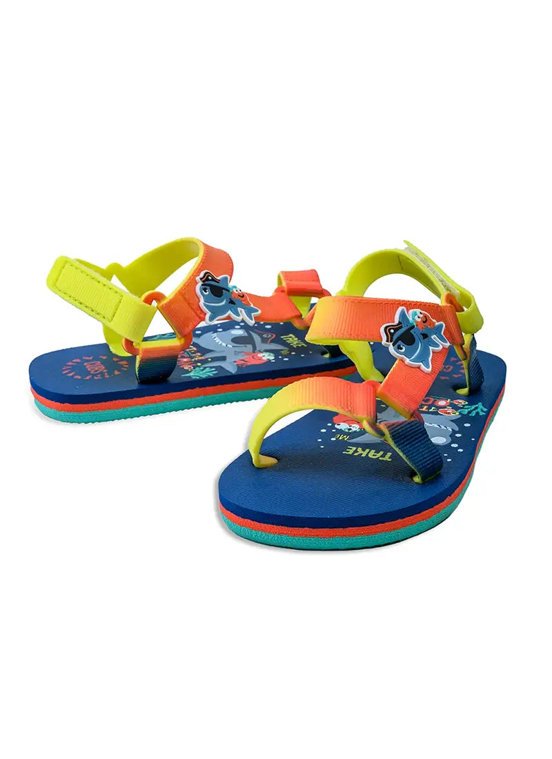 Boys' sandals with sea friends designs