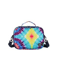 Turquoise Tie Dye 2 Classic Lunch Bag With Shoulder Strap