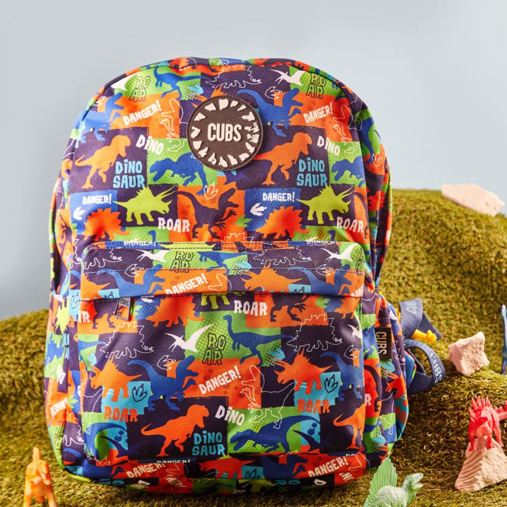 Dino Blocks Junior Student Backpack