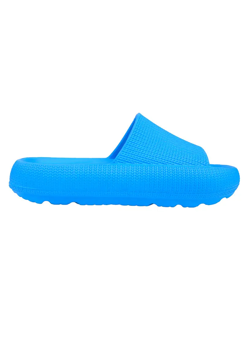 Turquoise Eva Virgo Unisex Slide