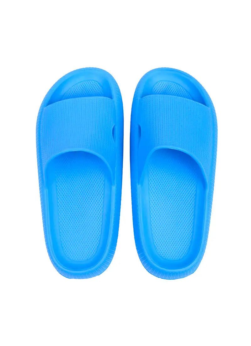 Turquoise Eva Virgo Unisex Slide