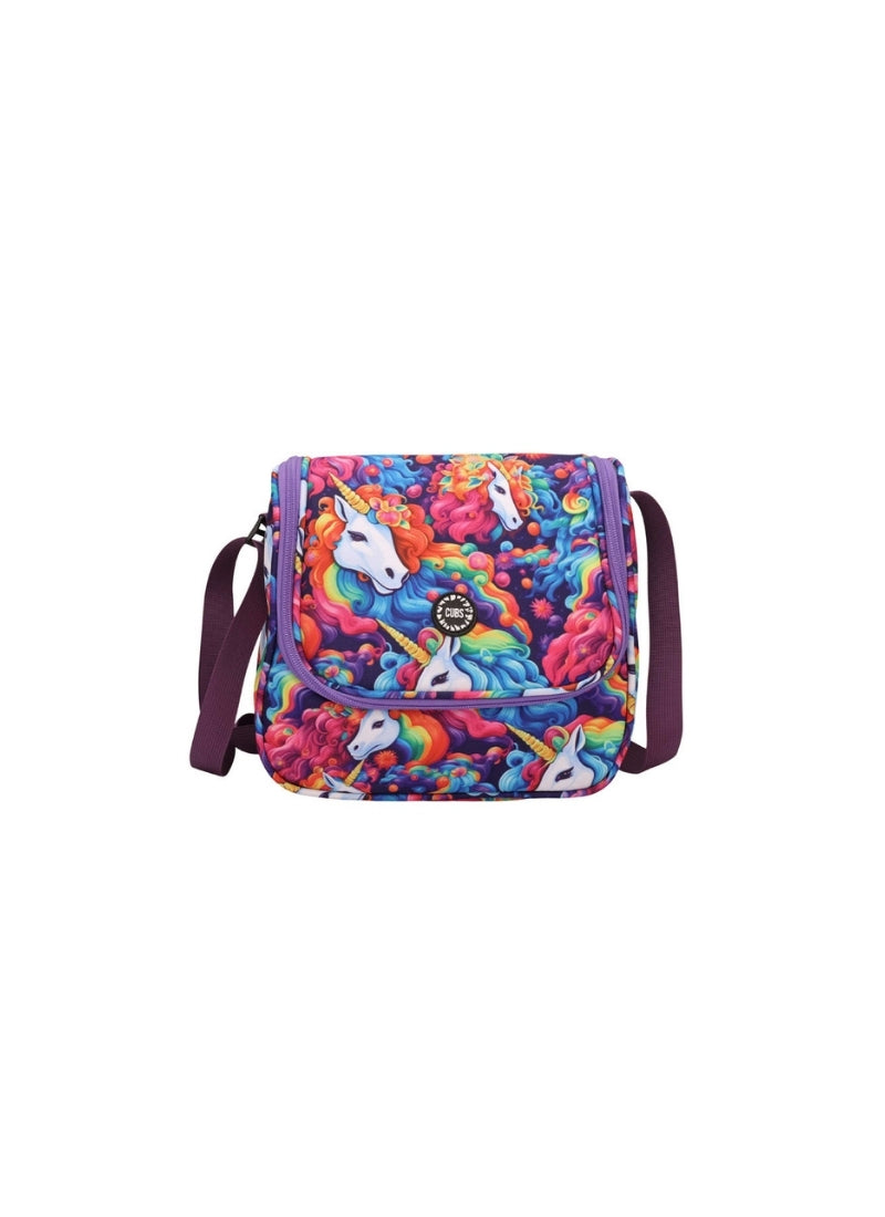 Rainbow Hair Unicorn Senior Lunch bag