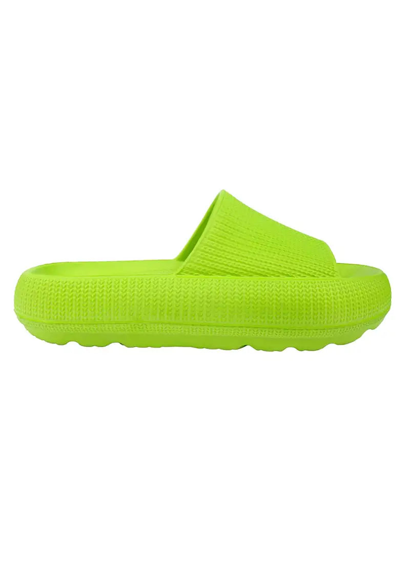 Pistachio Green Eva Virgo حذاء نسائي مفتوح