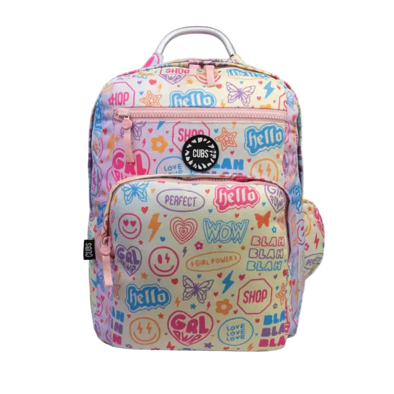 Hello Power Girl Senior Backpack