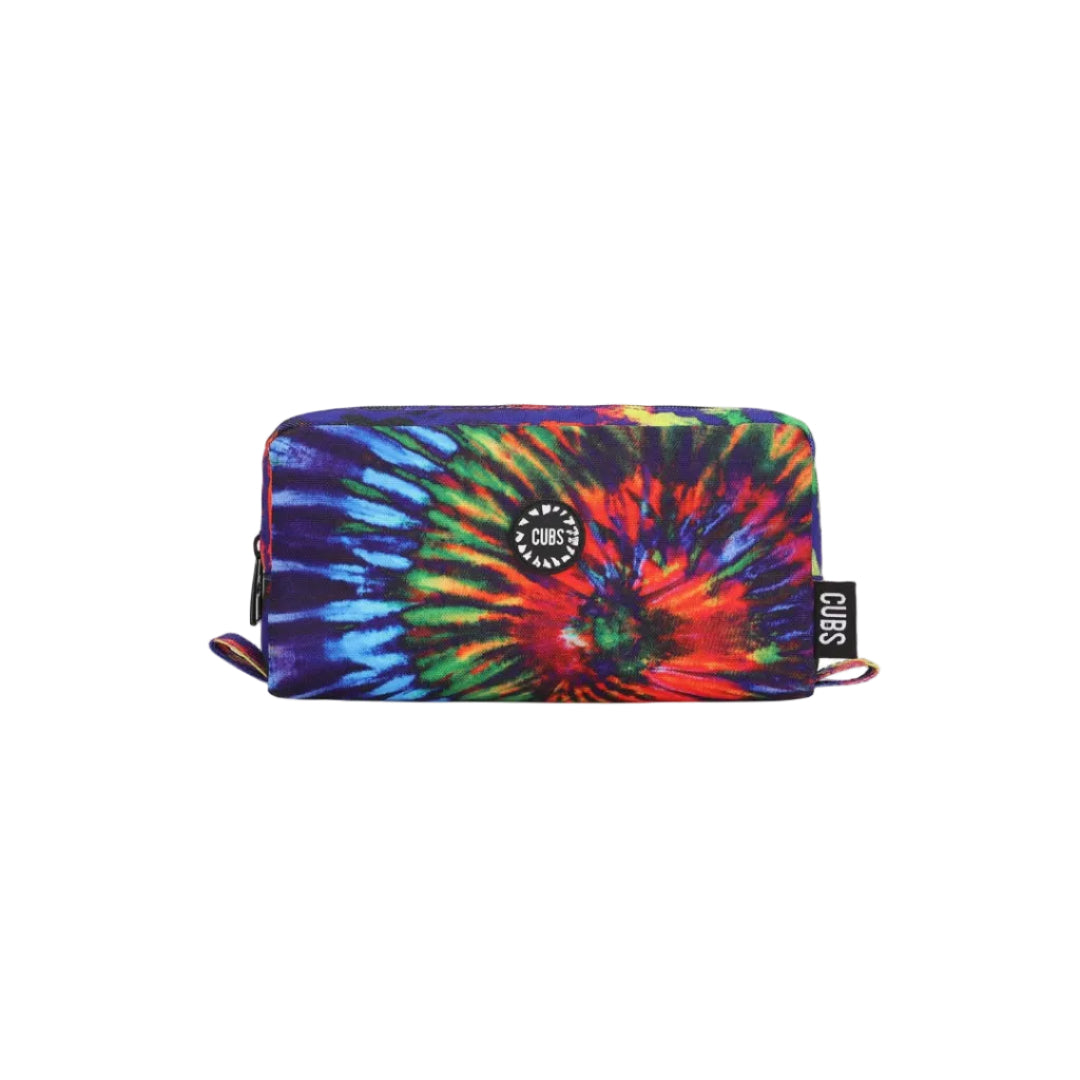 Navy/Red Tie Dye Pencil Case
