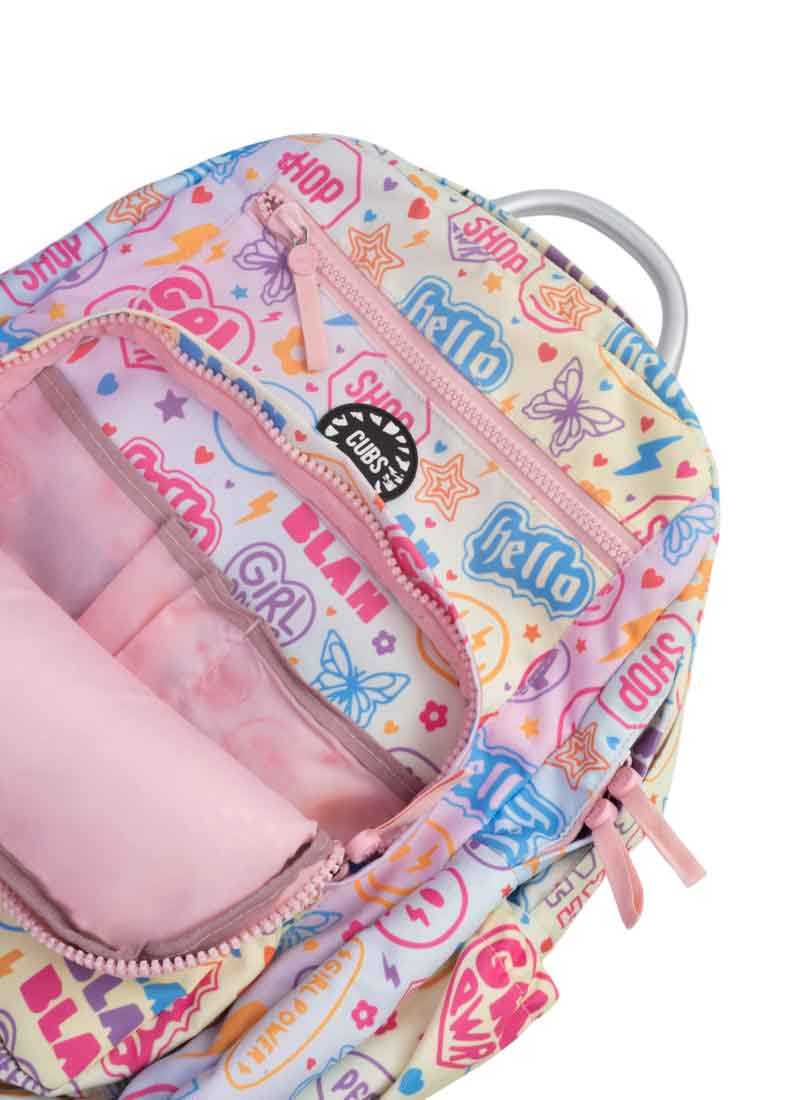 Hello Power Girl Senior Backpack