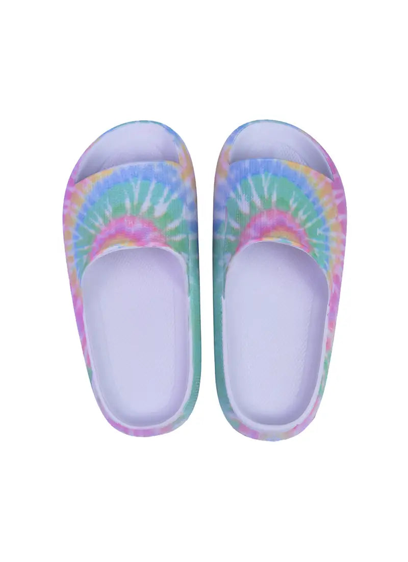 White Tie-Dye Eva Virgo Girls/Women Slide