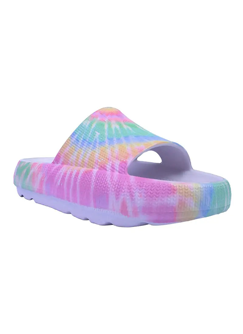 White Tie-Dye Eva Virgo Girls/Women Slide