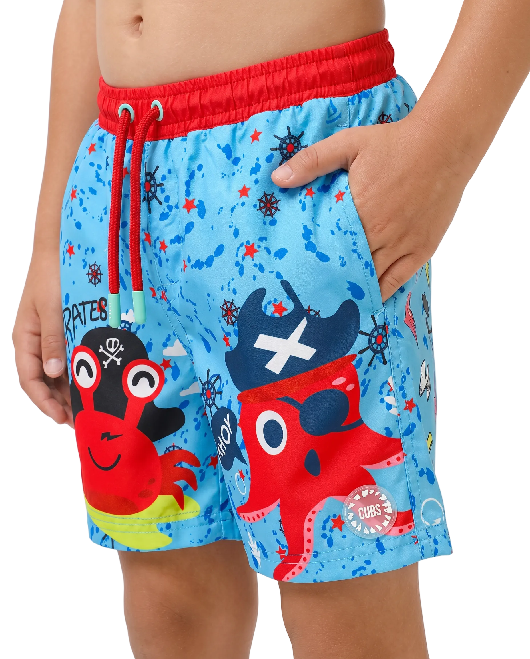 CUBS Boys Swim Trunk Funney Pirates