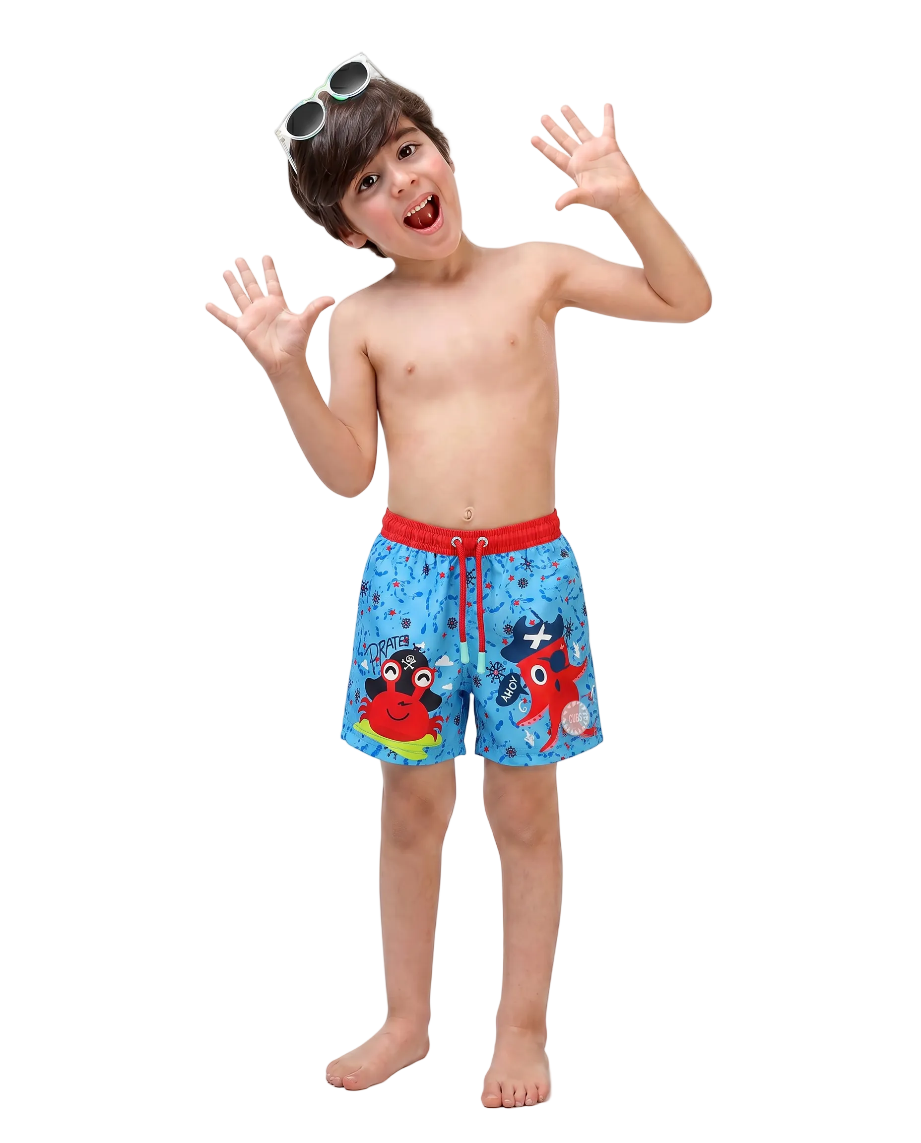 CUBS Boys Swim Trunk Funney Pirates