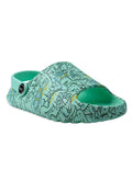 Open Toe Neon Green Football
