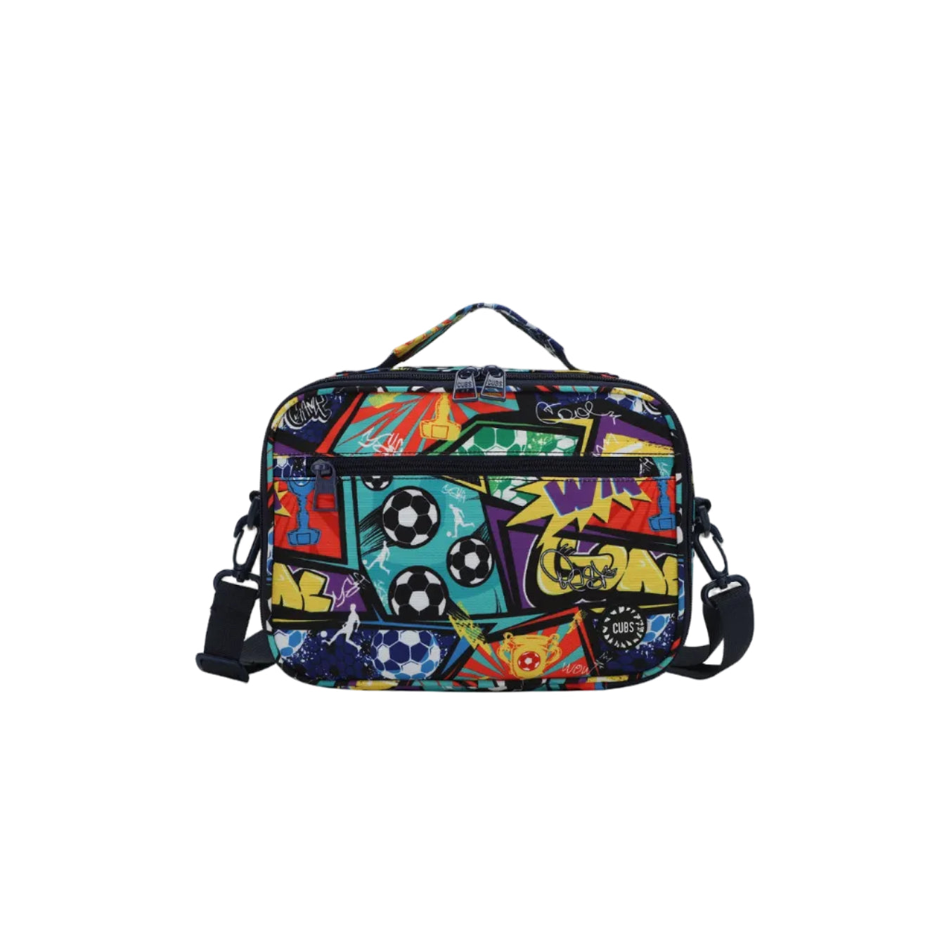 Crazy about the Game cross body lunch bag