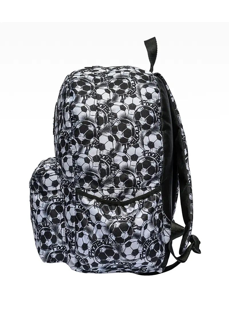 Football Black and white Junior Backpack