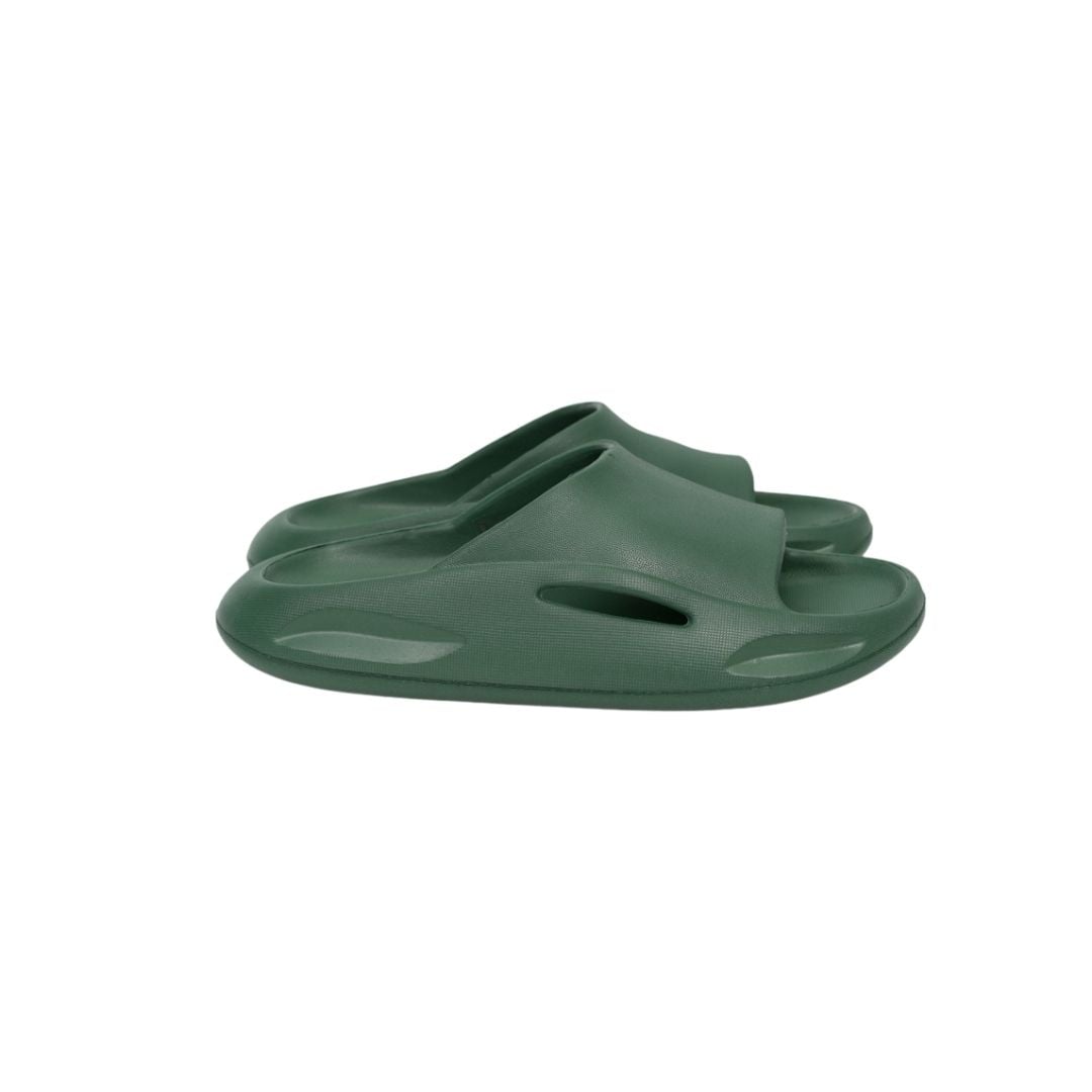 CUBS Adults Pillow Slipper High Platform Army Green