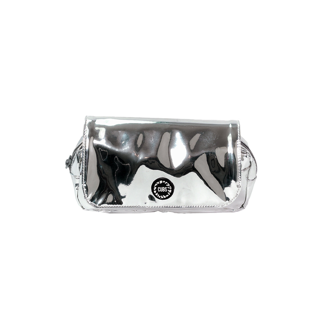 Holographic Silver High School Pencil Case